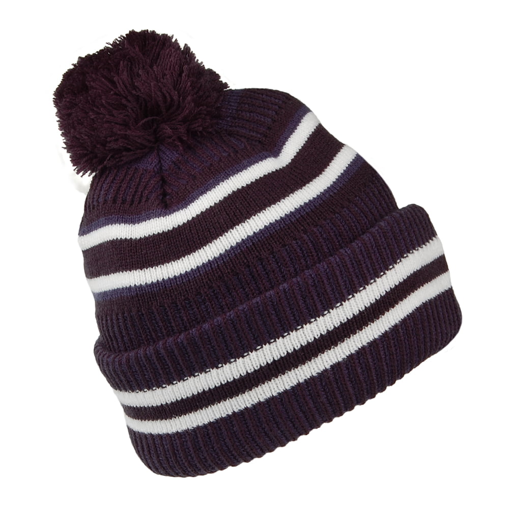 Bonnet à Pompon à Revers Jake Knit Tottenham Hotspur FC bleu marine-blanc NEW ERA