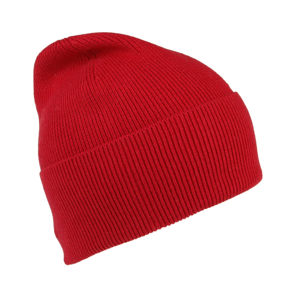 Bonnet en Cotton et Cachemire Essential Knit rouge TOMMY HILFIGER