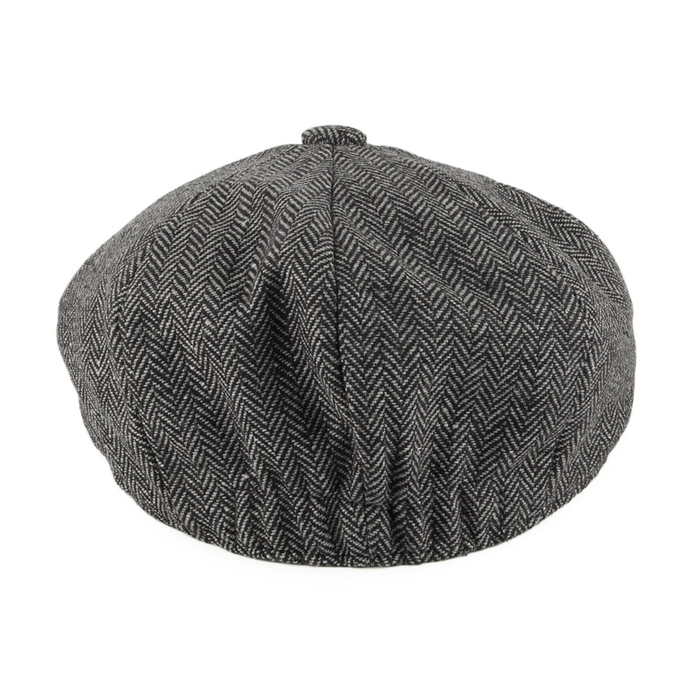 Casquette Gavroche Enfant à Chevrons anthracite JAXON & JAMES