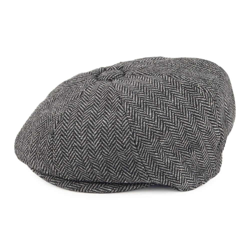 Casquette Gavroche Bébé à Chevrons anthracite JAXON & JAMES