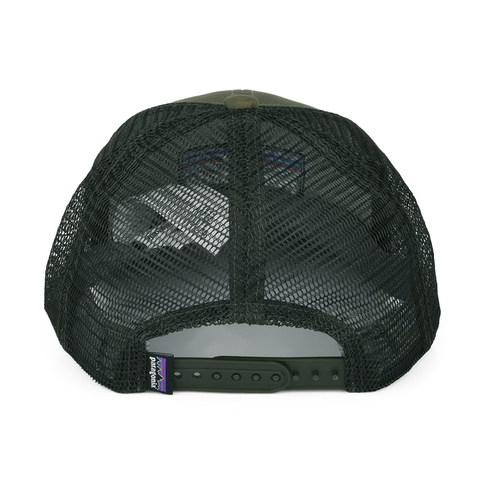 Casquette Trucker Enfant en Coton Bio P-6 Logo vert PATAGONIA