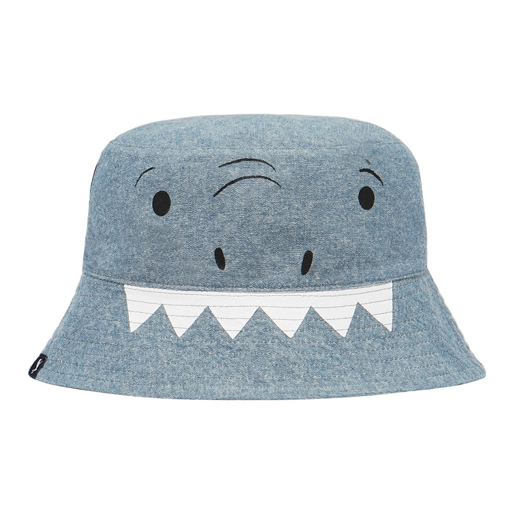 Chapeau Bob Enfant Réversible Brit Sharks vert clair JOULES