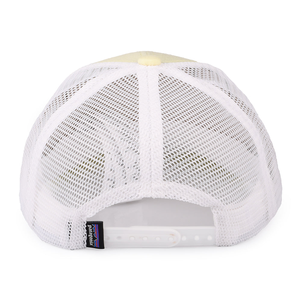 Casquette Trucker Enfant en Coton Bio Camp With Friends jaune clair PATAGONIA