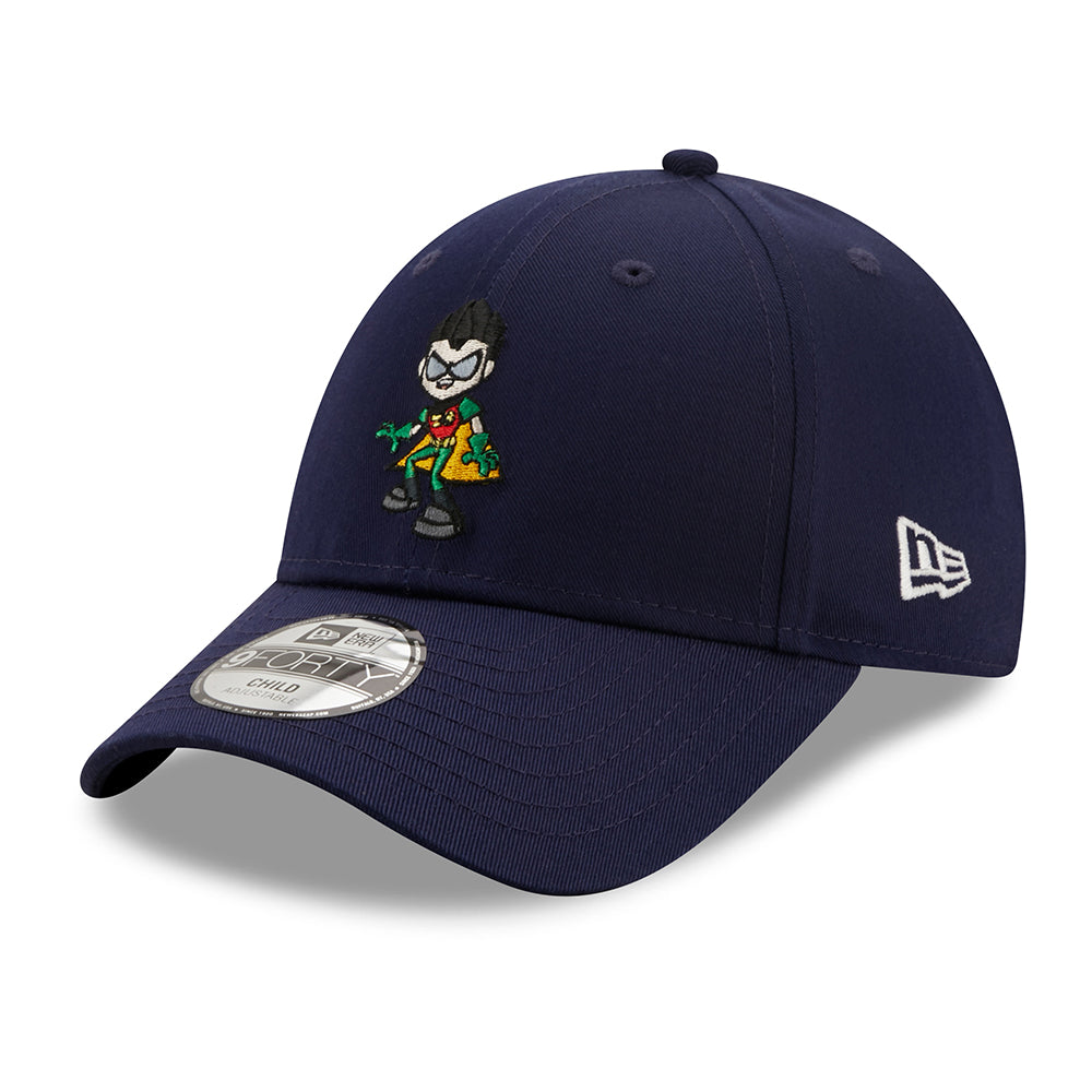 Casquette Enfant 9FORTY Titan Character Teen Titan Robin bleu marine NEW ERA