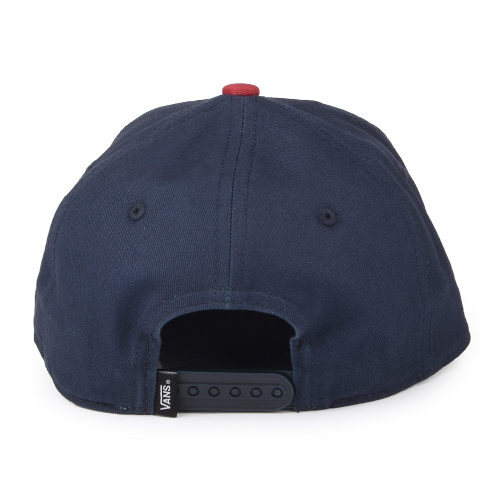 Casquette Snapback Enfant Skate Authentic bleu marine-vin VANS