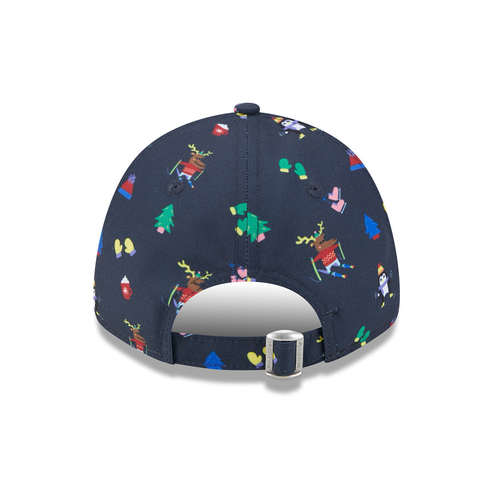 Casquette Enfant 9FORTY MLB Festive AOP New York Yankees bleu marine-blanc NEW ERA