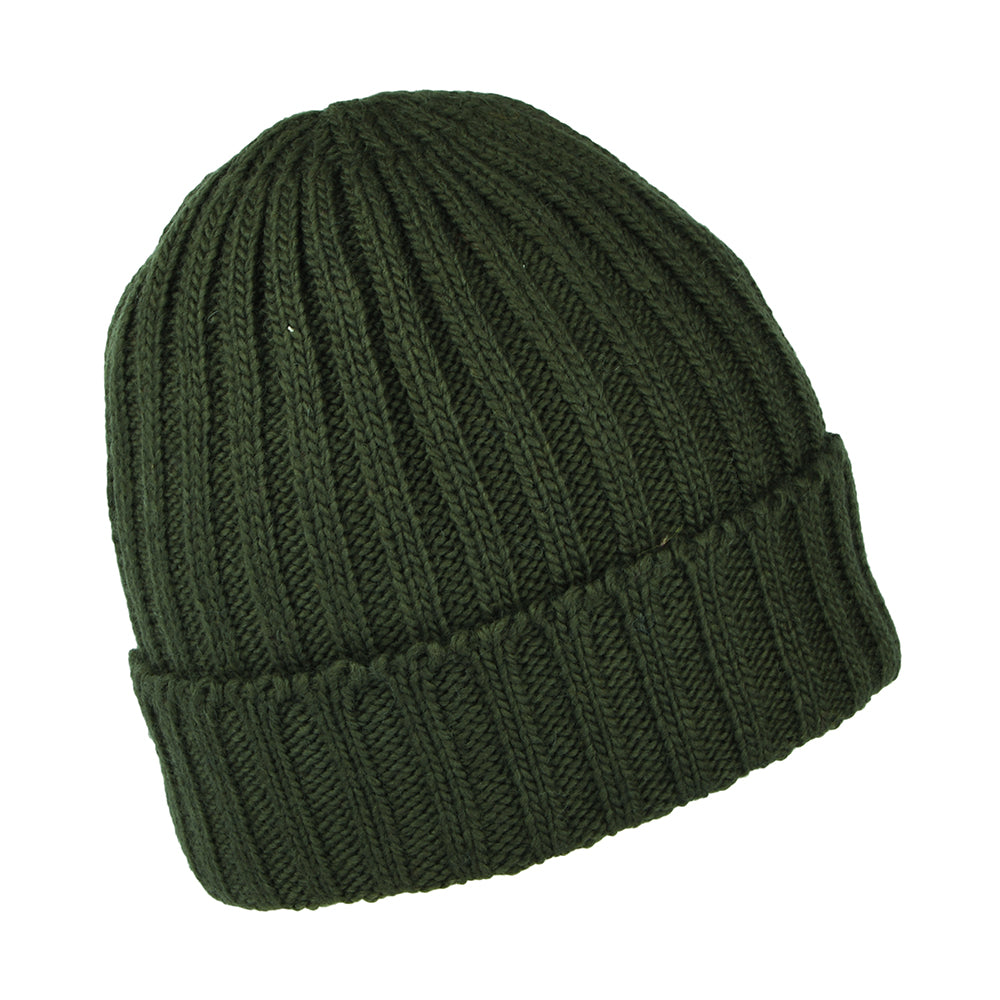 Bonnet Côtelé à Revers khaki KUSAN