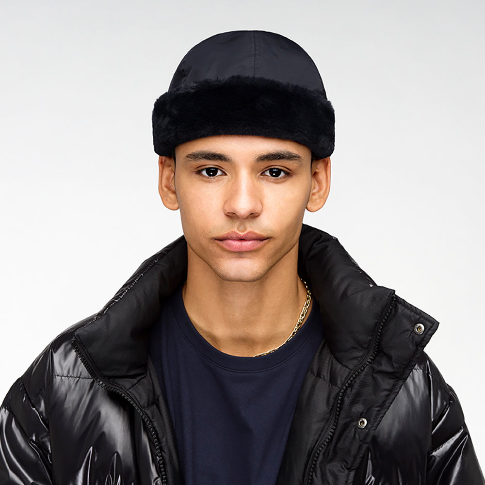 Bonnet Aviator Watch Cap noir KANGOL