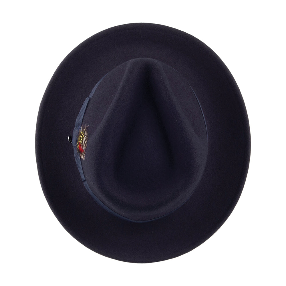 Chapeau Fedora Déformable C-Crown bleu marine JAXON & JAMES - VENTE EN GROS