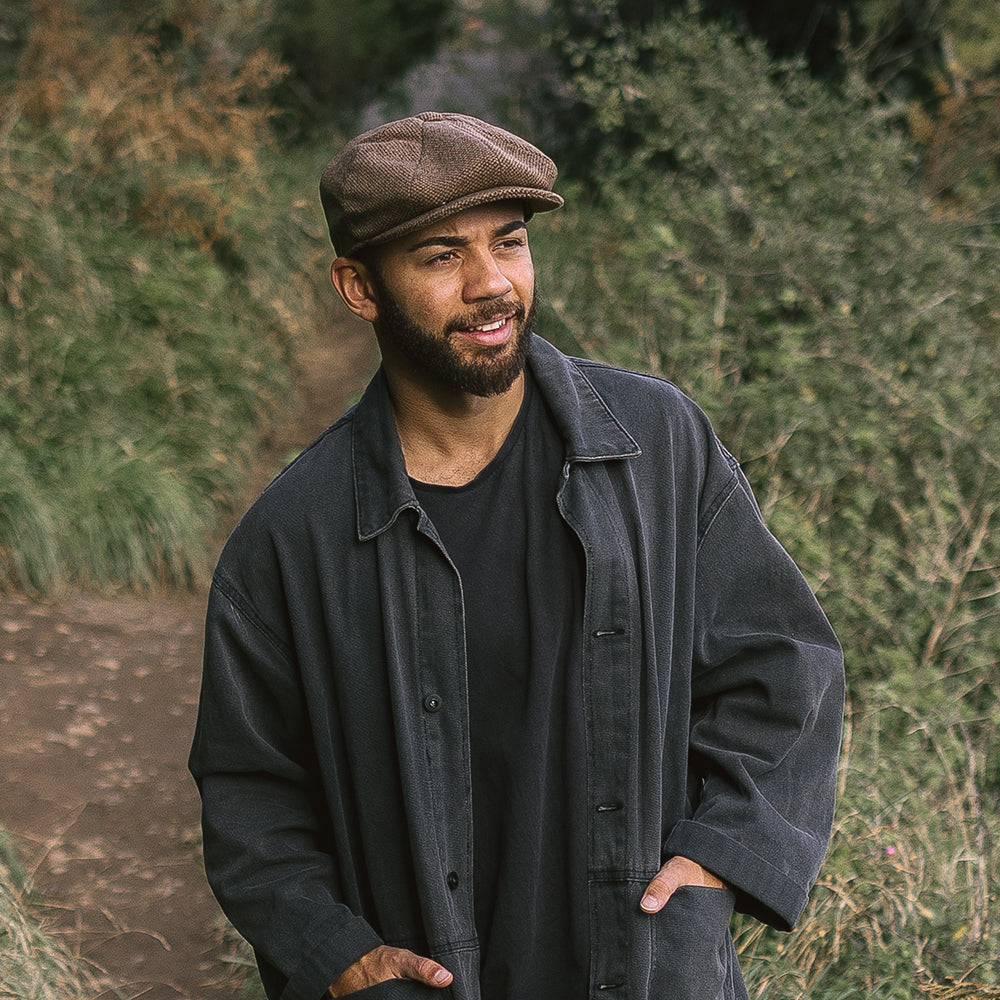 Casquette Gavroche Gotham marron JAXON & JAMES - VENTE EN GROS