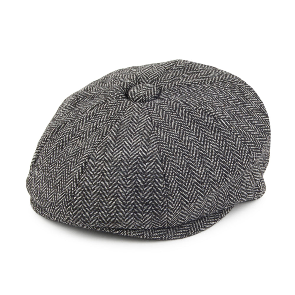 Casquette Gavroche Bébé à Chevrons anthracite JAXON & JAMES - VENTE EN GROS