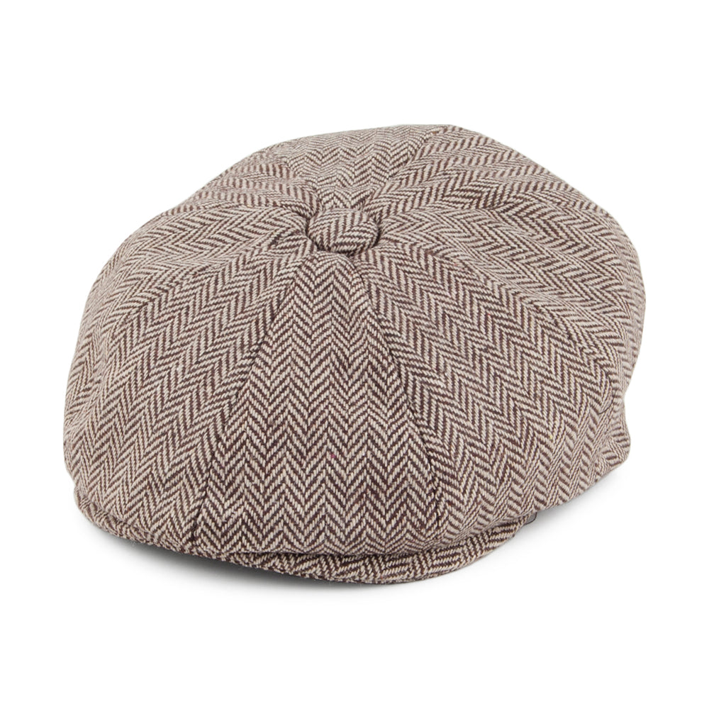Casquette Gavroche Bébé à Chevrons marron JAXON & JAMES - VENTE EN GROS