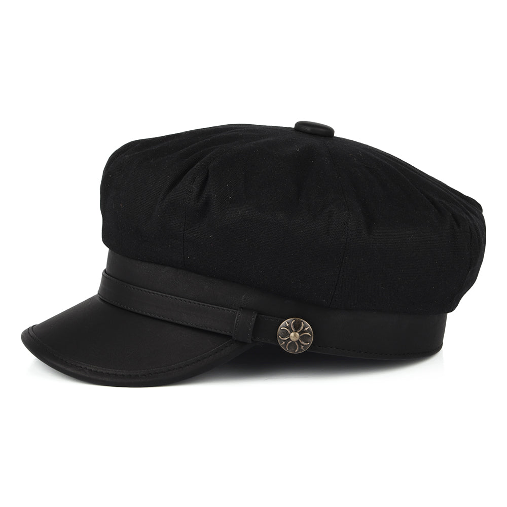Casquette de Motard Rebelle noir JAXON & JAMES - VENTE EN GROS
