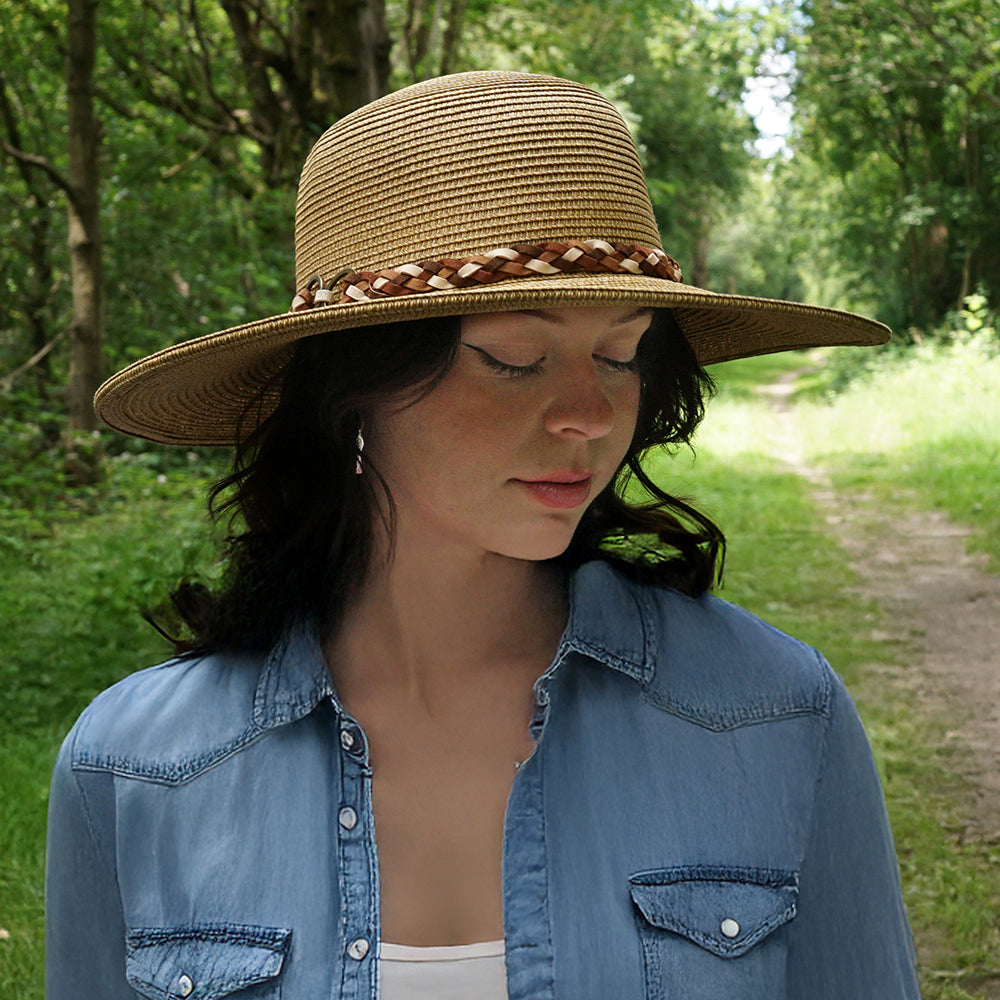 Chapeau Capeline Été Long Palm Springs toast JAXON & JAMES