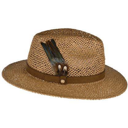 Chapeau Fedora Été Tatton beige sable FAILSWORTH
