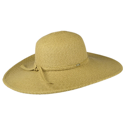Chapeau Été à Bord Large en Papier Tressé Newport naturel SCALA
