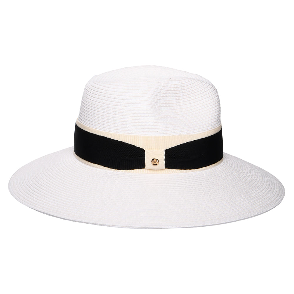 Chapeau Fedora Été à Bord Large Positano blanc FAILSWORTH