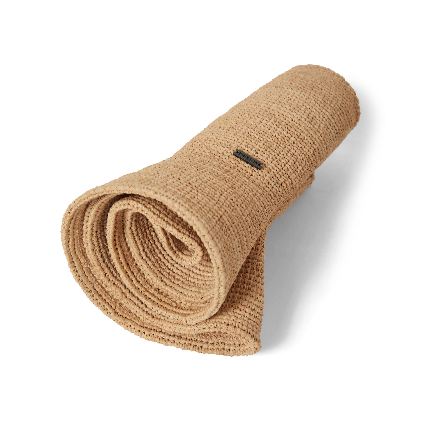 Chapeau de Cowboy en Raphia Crocheté Odessa beige sable BRIXTON