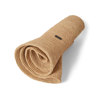 Chapeau de Cowboy en Raphia Crocheté Odessa beige sable BRIXTON