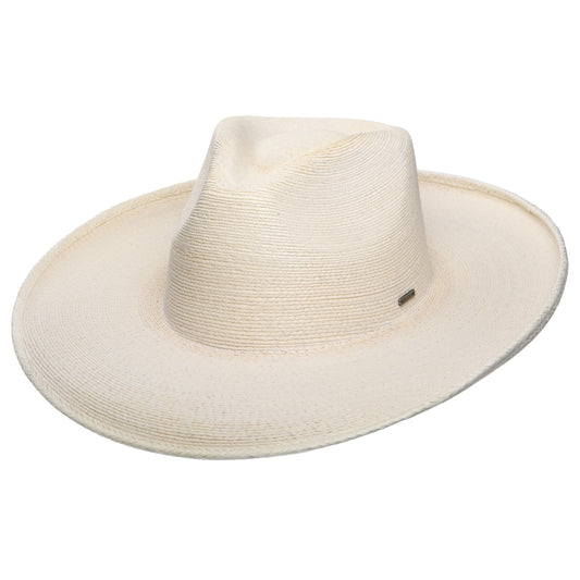 Chapeau Fedora Rancher en Paille Marlow ivoire BRIXTON