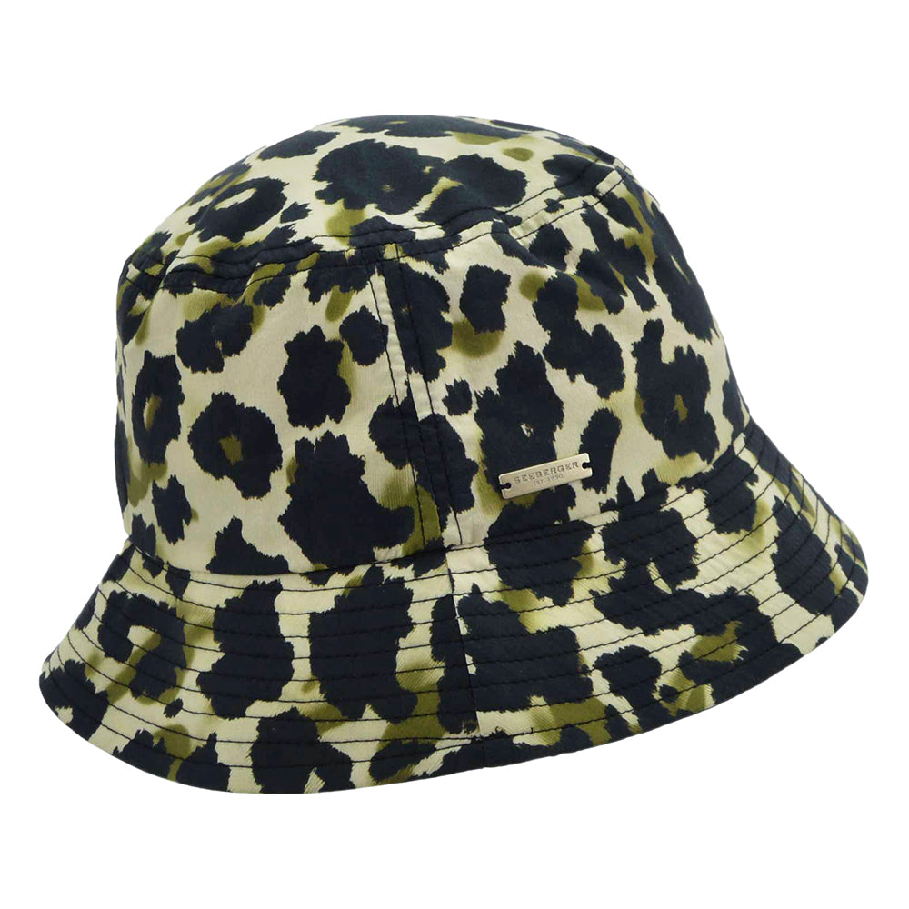 Chapeau Bob en Coton léopard SEEBERGER