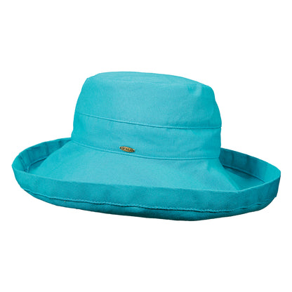Chapeau Été Pliable Lanikai bleu lagon SCALA