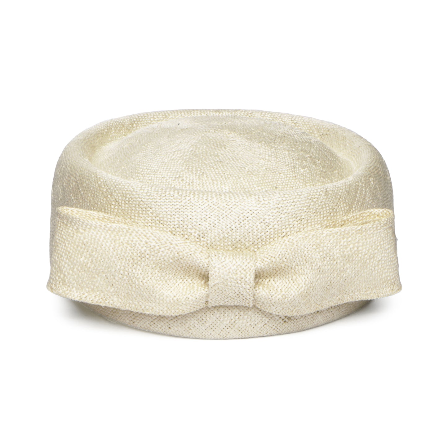 Chapeau Calot en Paille Jackie O ivoire WHITELEY