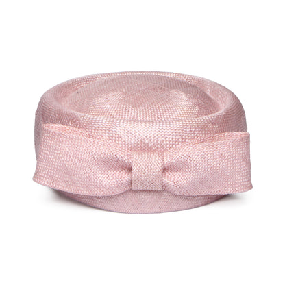 Chapeau Calot en Paille Jackie O rose WHITELEY