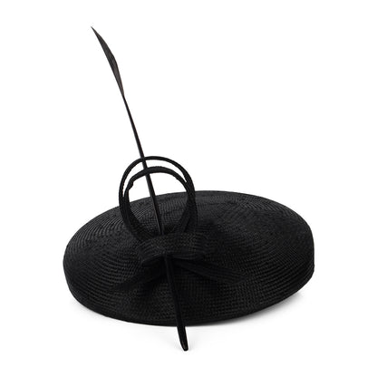 Chapeau Calot en Paille Pippa noir WHITELEY