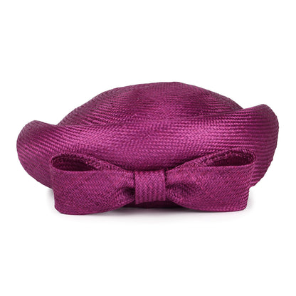 Chapeau Calot en Paille Alexia magenta WHITELEY