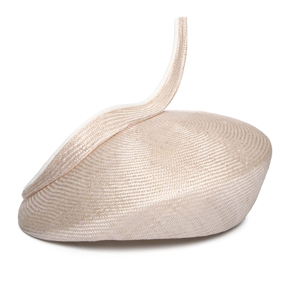Chapeau Calot en Paille Luna beige-ivoire WHITELEY