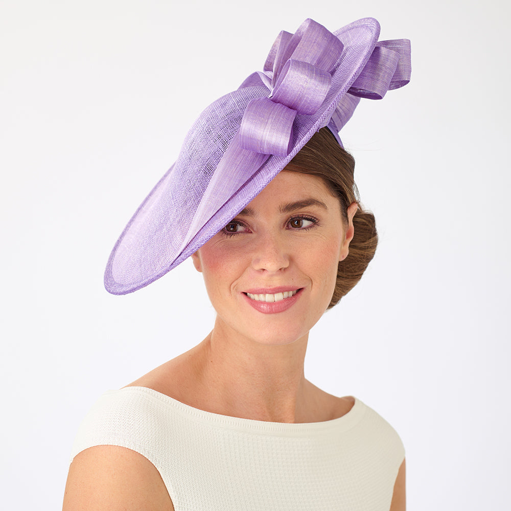 Chapeau Bibi Disque Kathryn violette FAILSWORTH