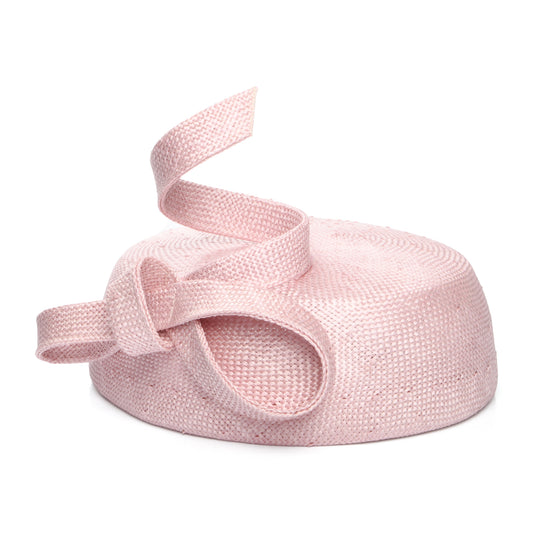Chapeau Calot en Paille Eugenie rose blush WHITELEY