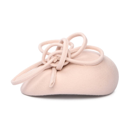 Chapeau Calot en Laine avec Boucles Rosey avoine WHITELEY