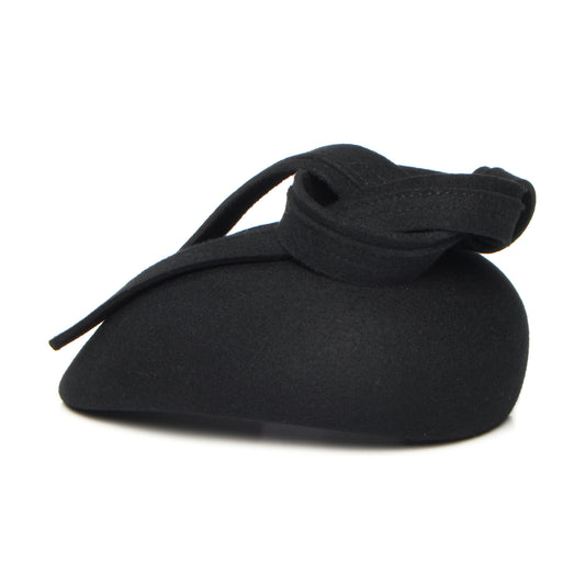 Chapeau Calot en Laine Rachel noir WHITELEY