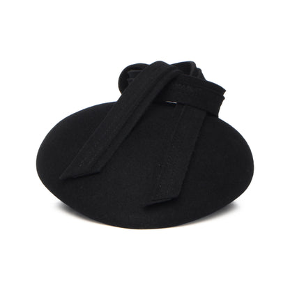 Chapeau Calot en Laine Rachel noir WHITELEY