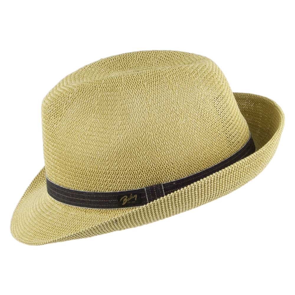 Chapeau Trilby en Paille Toyo Elliot naturel BAILEY
