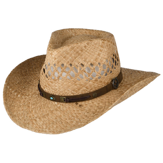 Chapeau de Cowboy en Raphia Ventilé naturel STETSON
