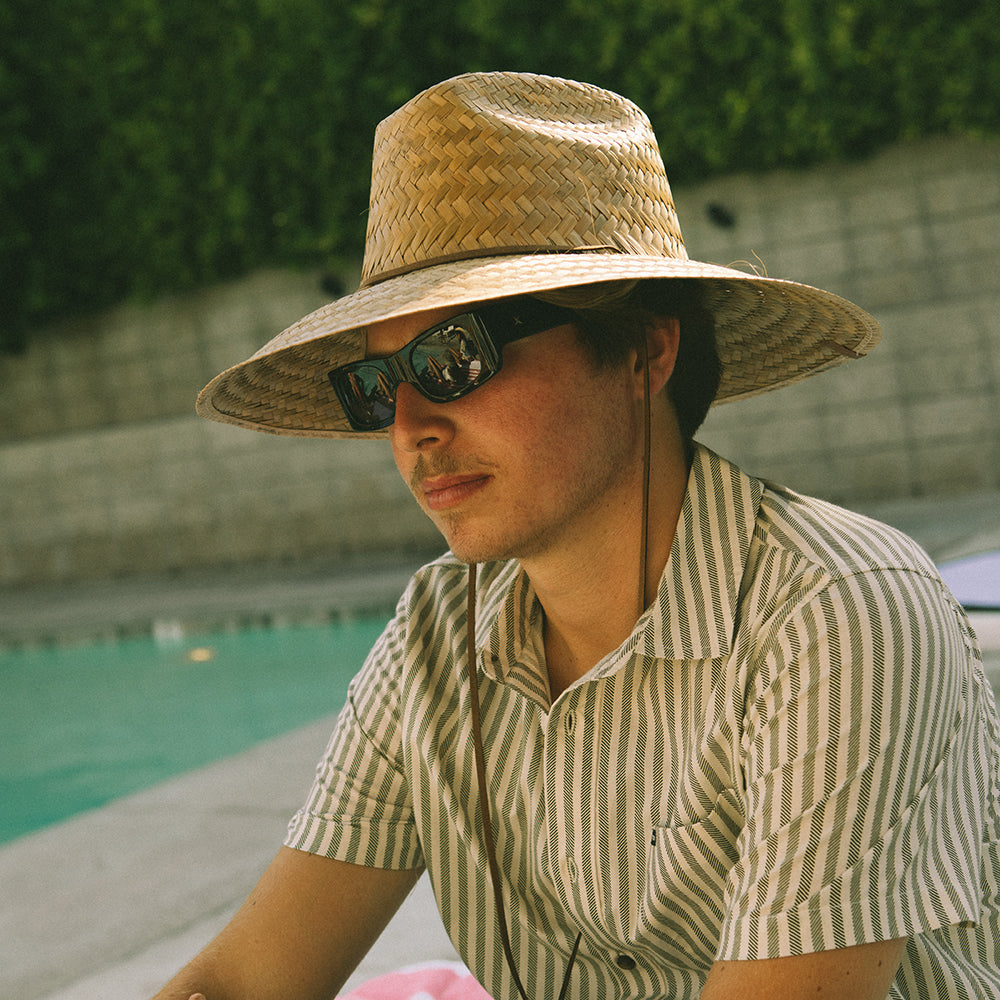 Chapeau Lifeguard en Paille Bells II beige sable BRIXTON