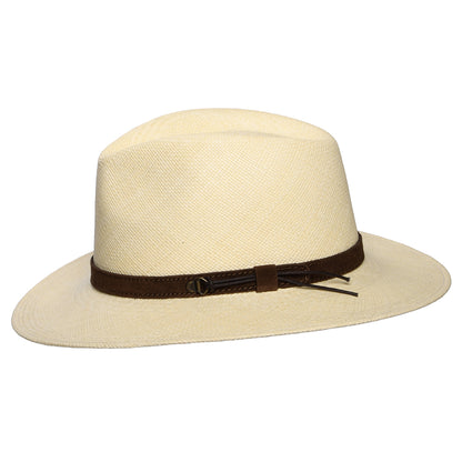Chapeau Panama Fedora Safari Cheltenham naturel WHITELEY