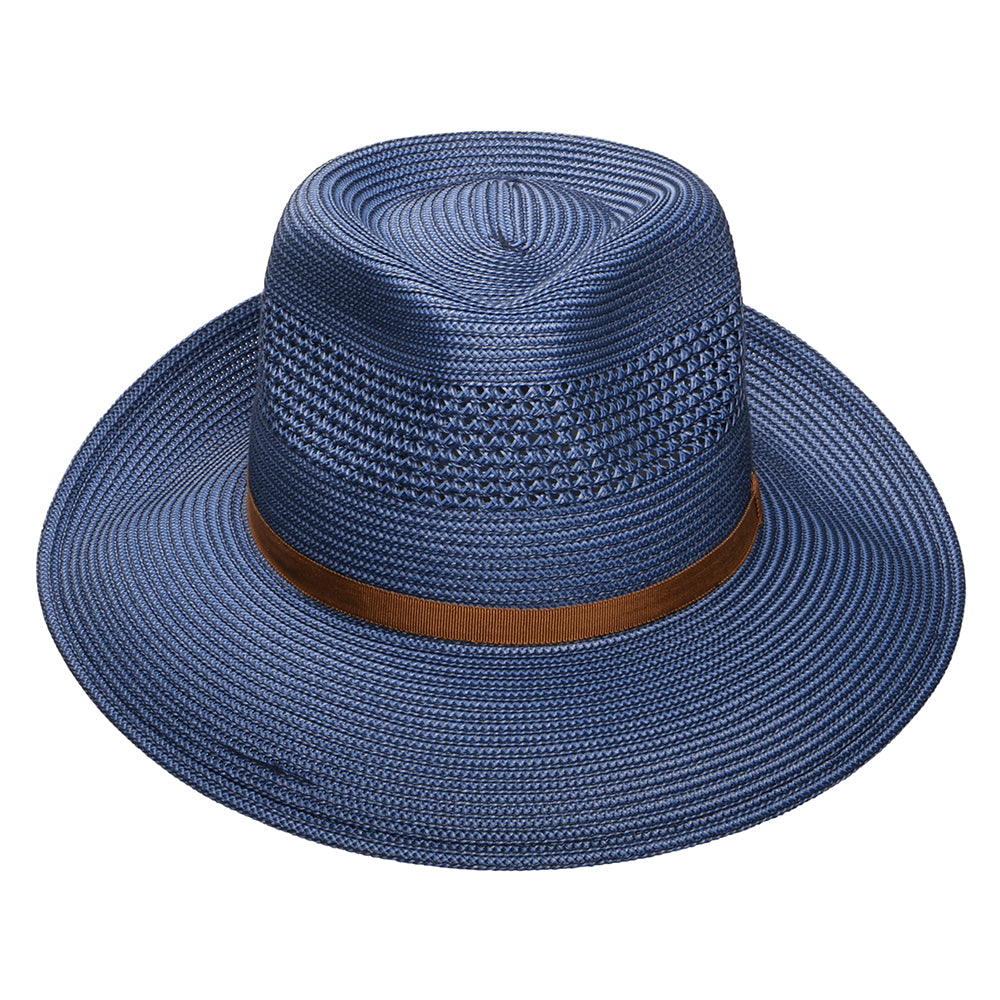 Chapeau Fedora Ventilé Gratz bleu BAILEY