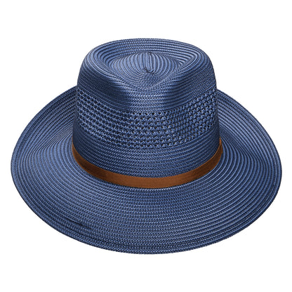 Chapeau Fedora Ventilé Gratz bleu BAILEY