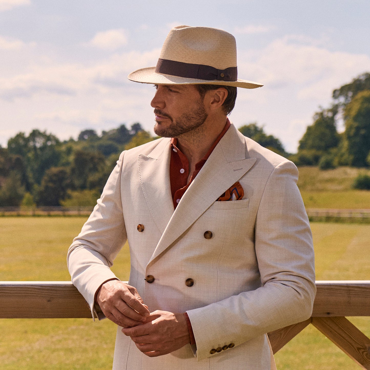 Chapeau Fedora Panama à Bord Rabattable naturel FAILSWORTH