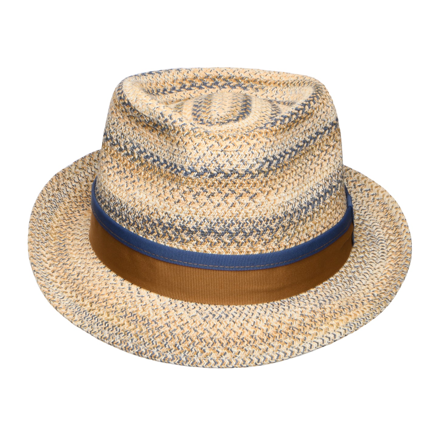 Chapeau Trilby en Paille Toyo Player naturel-bleu STETSON