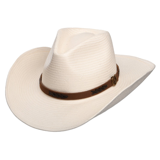 Chapeau de Cowboy Léger en Paille Toyo Palo Grande décoloré STETSON