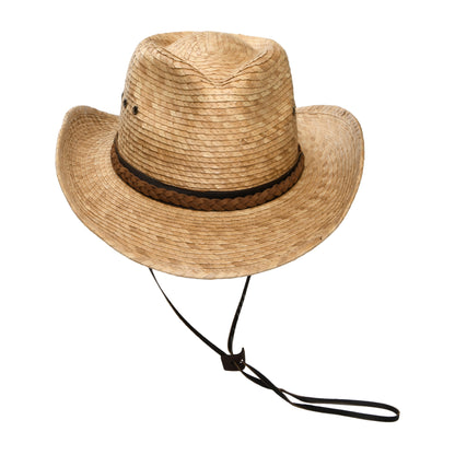 Chapeau de Cowboy en Paille de Palme Quinn toast SCALA