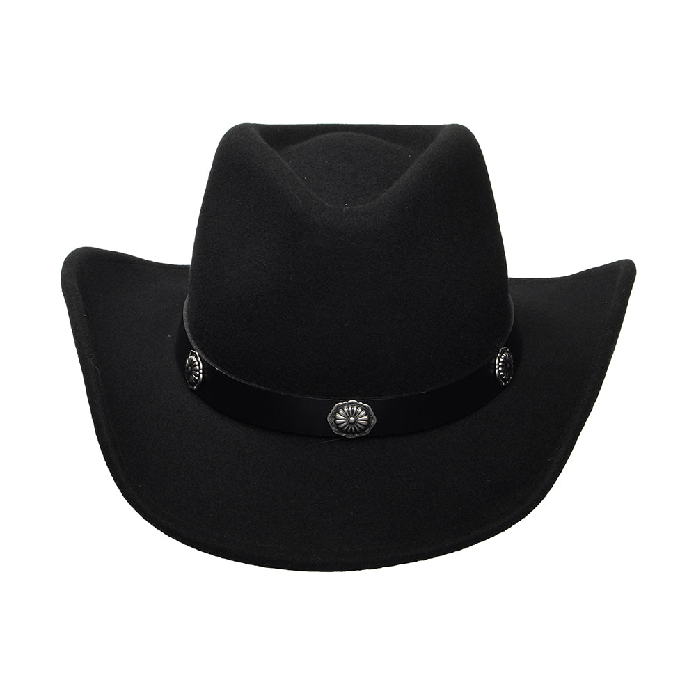 Chapeau de Cowboy en Laine Feutrée Déformable Hydrofuge Tamalo noir STETSON