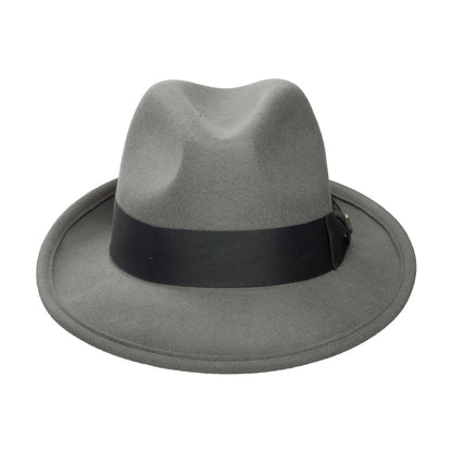 Chapeau Fedora Convertabrim Horton en Laine Feutrée gris BRIXTON