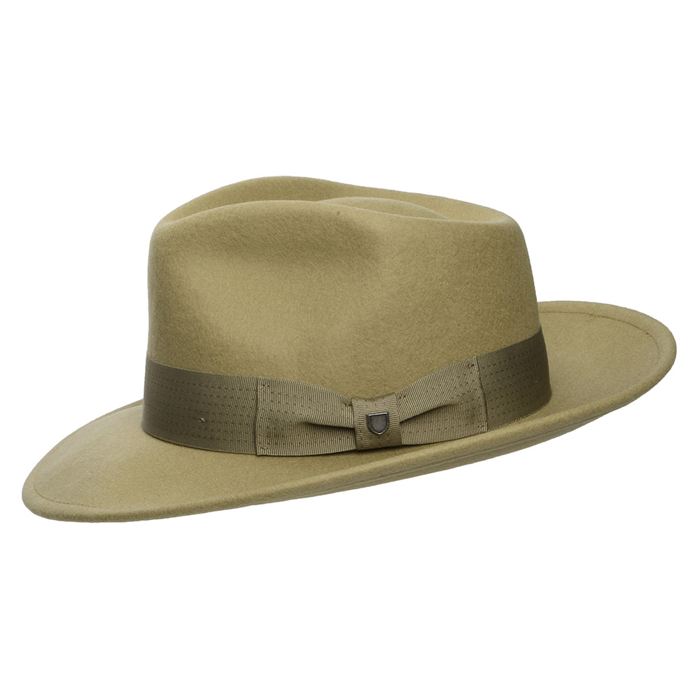 Chapeau Fedora Convertabrim Swindle en Laine Feutrée bronze BRIXTON