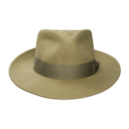 Chapeau Fedora Convertabrim Swindle en Laine Feutrée bronze BRIXTON